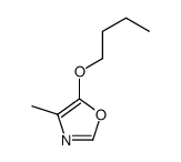 5-丁氧基-4-甲基-1,3-恶唑 结构式