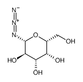 1-叠氮-1-脱氧-β-D-吡喃半乳糖苷 结构式