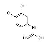 (4-氯-3-羟基苯基)脲 结构式