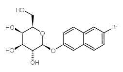 6-溴-2-萘基-β-D-吡喃半乳糖苷 结构式