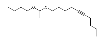 1-(1-丁氧基乙氧基)癸-5-炔 结构式