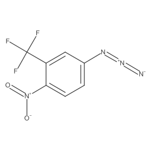 4-叠氮基-1-硝基-2-(三氟甲基)苯 结构式