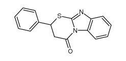2-苯基-2,3-二氢-4H-苯并[4,5]咪唑并[2,1-b][1,3]噻嗪-4-酮 结构式
