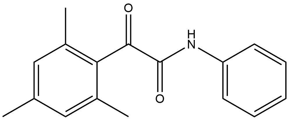 2,4,6-三甲基-α-氧代-N-苯基苯乙酰胺 结构式