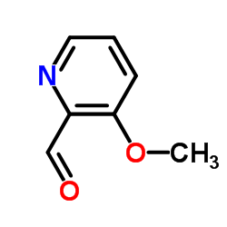 3-甲氧基吡啶-2-甲醛 结构式