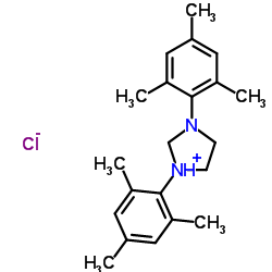 1,3-双(2,4,6-三甲苯基)氯化咪唑鎓 结构式