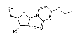 4-O-乙基-2'-C-甲基尿苷 结构式