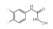 1-(3,4-dichlorophenyl)-3-hydroxyurea 结构式