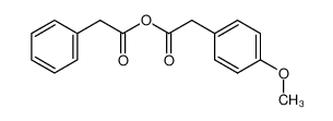 苯乙酸对甲氧基苯乙酸酐 结构式