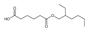 2-乙基己基己二酸氢酯 结构式