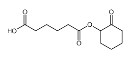 己二酸单(2-氧代环己基)酯 结构式