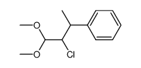 2-氯-3-苯基丁醛二甲基缩醛 结构式
