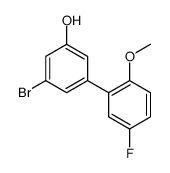 3-溴-5-(5-氟-2-甲氧基苯基)苯酚 结构式