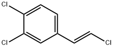 (E)-1,2-二氯-4-(2-氯乙烯基)苯 结构式