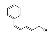 ((1E,3e)-5-溴-1,3-戊二烯)-苯 结构式