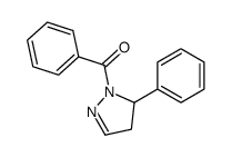 Methanone, (4,5-dihydro-5-phenyl-1H-pyrazol-1-yl)phenyl- 结构式