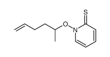 1-[(1-甲基-4-戊烯-1-基)氧基]-2(1H)-吡啶硫酮 结构式