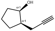 (1R,2R)-2-(丙-2-炔-1-基)环戊-1-醇 结构式