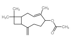 乙酸石竹烯酯 结构式