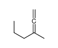 3-甲基-1,2-己二烯 结构式