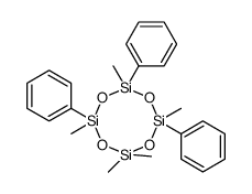 Cyclotetrasiloxane, 2,2,4,6,8-pentamethyl-4,6,8-triphenyl- 结构式