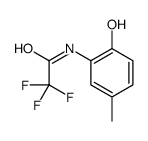 2,2,2-三氟-N-(2-羟基-5-甲基苯基)乙酰胺 结构式