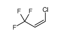 顺式-1-氯-3,3,3-三氟丙烯 结构式