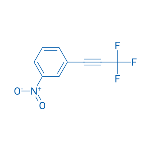 1-硝基-3-(3,3,3-三氟丙-1-炔-1-基)苯 结构式