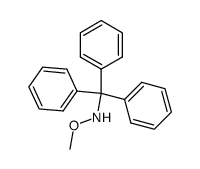 O-METHYL-N-TRITYL-HYDROXYLAMINE 结构式