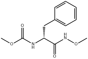 (R)-(1-(甲氧基氨基)-1-氧代-3-苯基丙-2-基)氨基甲酸甲酯 结构式