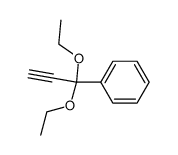 1-苯基丙炔酮二乙缩醛 结构式