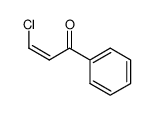 (Z)-3-氯-1-苯基-2-丙烯-1-酮 结构式