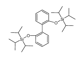 2,2'-双((三异丙基硅基)氧基)-1,1'-联苯 结构式