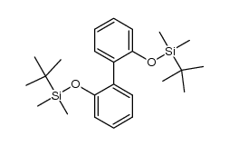 2,2'-联苯酚双(叔丁基二甲基硅基)醚 结构式