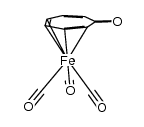 三羰基[(2,3,4,5-η)-2,4,6-环庚三烯-1-酮]合铁 结构式