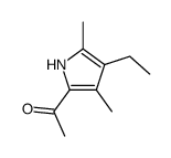 1-(4-乙基-3,5-二甲基-1H-吡咯-2-基)-乙酮 结构式