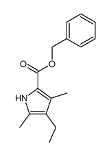 3,5-二甲基-4-乙基-2-吡咯羧酸苄酯 结构式