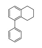 5-苯基-1,2,3,4-四氢萘 结构式