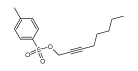 2-Octyn-1-ol, 1-(4-methylbenzenesulfonate) 结构式