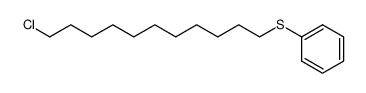 1-氯-11-(苯硫基)十一烷 结构式