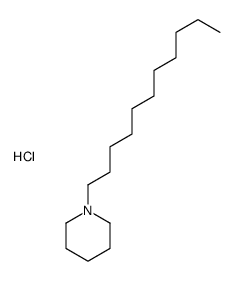 Piperidine, 1-undecyl-, hydrochloride (1:1) 结构式