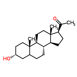 孕烷醇酮 结构式
