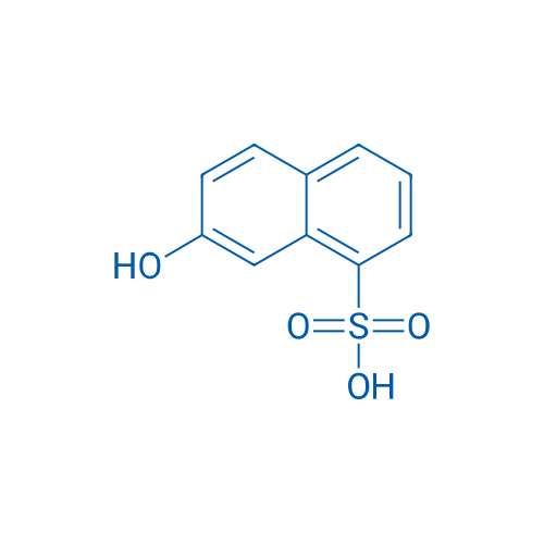 7-羟基萘-1-磺酸 结构式