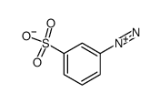 3-重氮基苯磺酸盐内盐 结构式
