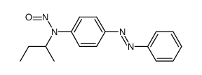 N-仲丁基-N-亚硝基-4-苯基偶氮苯胺 结构式
