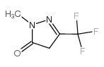 1-甲基-3-三氟甲基-2-吡唑啉-5-酮 结构式