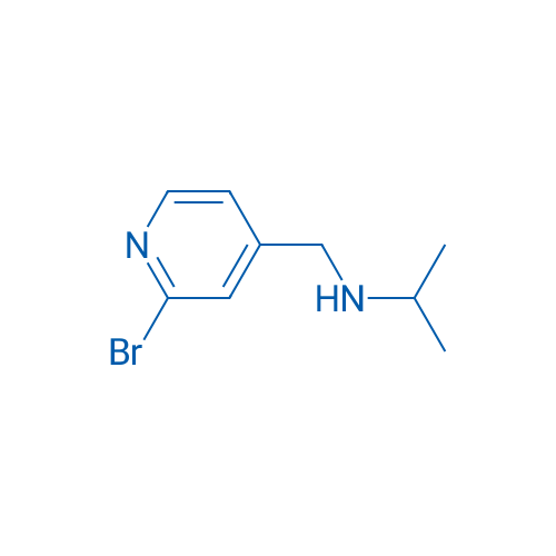(2-溴-吡啶-4-甲基)-异丙基-胺 结构式