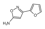 3-(2-呋喃基)-5-氨基异噁唑 结构式
