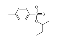 1-butan-2-yloxysulfonothioyl-4-methyl-benzene 结构式