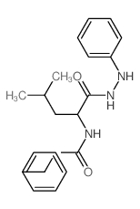 L-Leucine,N-[(phenylmethoxy)carbonyl]-, 2-phenylhydrazide 结构式
